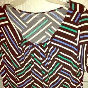 Multi-colored Blouse💙💚🖤